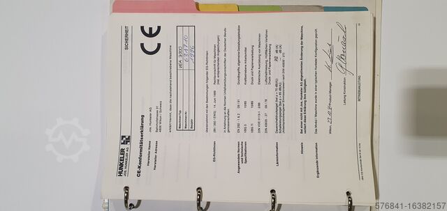 Maszyna do klejenia arkuszy końcowych Hunkeler VEA 3000