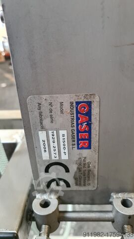 Vleesverwerkingsmachine Gaser Formeuse de boulettes S-1500-P