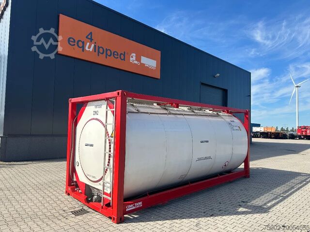 Tankcontainer CIMC 20FT ISO, 25.080L / 1-COMP / 3 BAFFELS / 4 cove...