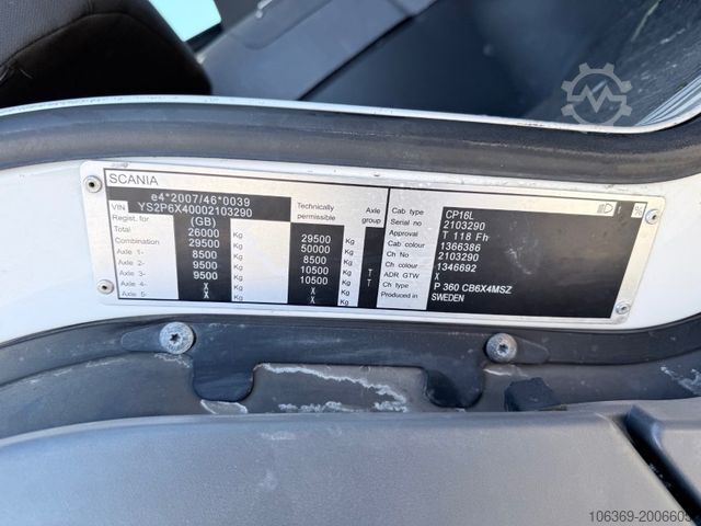 Vacuümtankwagen SCANIA P360 6x4 Euro 6 Hvidtved Larsen FlexLine 312