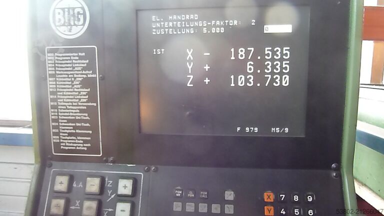 Fresadora CNC horizontal vertical Hermle UWF 1001 CNC