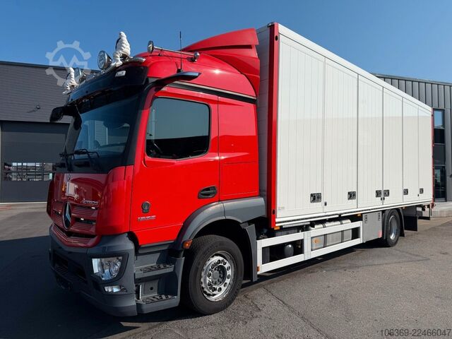 LKW mit Kofferaufbau MERCEDES-BENZ Actros 1832 4x2 Sideopening 8,0 m Alubox