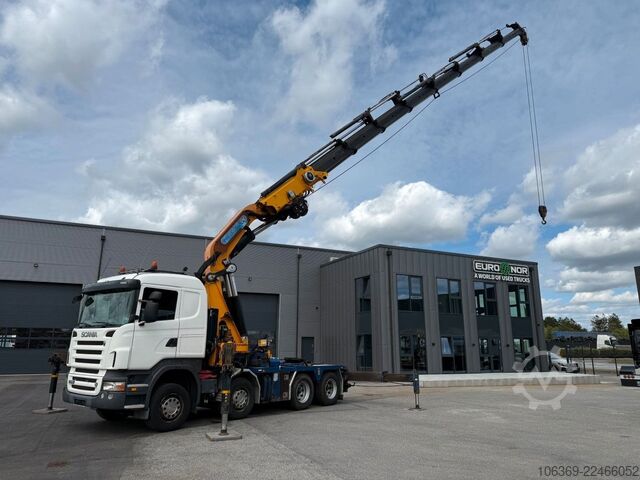Standard SZM SCANIA R500 8X4 Kran / Crane EFFER 1355 8/S Winch