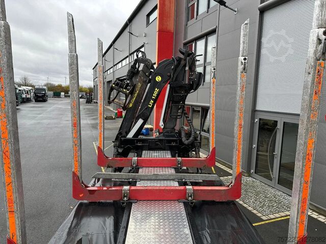 Timber transporter MAN TGX 26.500 6x4 BL Kurzholz TajfunLIV 150Z 9,6