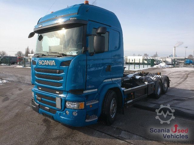 Roll-off tipper truck Scania R 450 LB6x2*4HNA Abrollkipper Meiller RK20.65