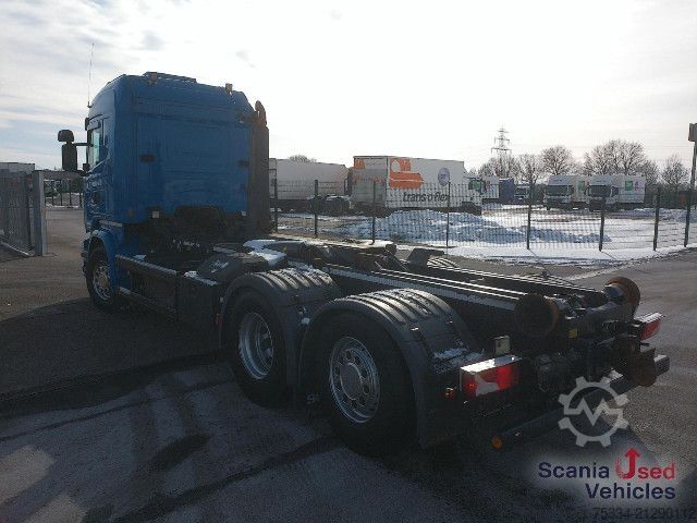 Roll-off tipper truck Scania R 450 LB6x2*4HNA Abrollkipper Meiller RK20.65