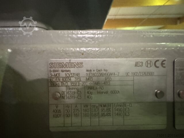 Elektromotor Siemens 1LE16033AB490AK4-Z