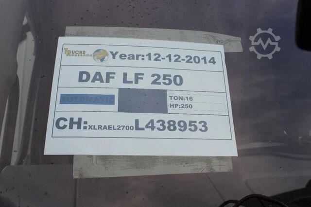 Kühl-/Tiefkühltransport DAF LF 250 + CARRIER XARIOS 500 + 16T EURO 6 + PERF...