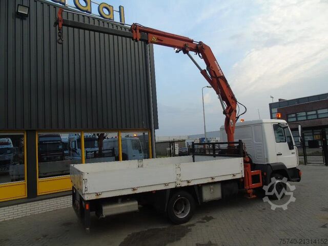 Darus teherautó MAN 8.163 + ATLAS 60.1 + MANUAL + EURO 2 + 127KM!!