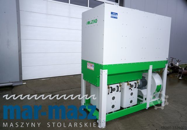 Absaugung von Sägespänen HOLZING RLA 300 VIBER Power