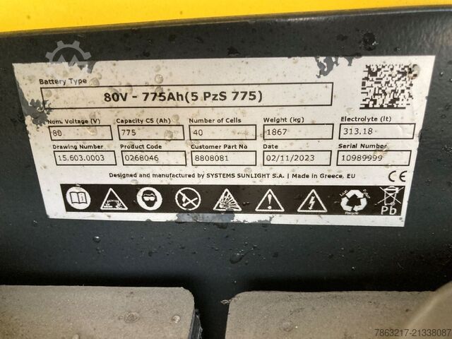 Ηλεκτρικό περονοφόρο τετράτροχο Hyster J 3.5 XN