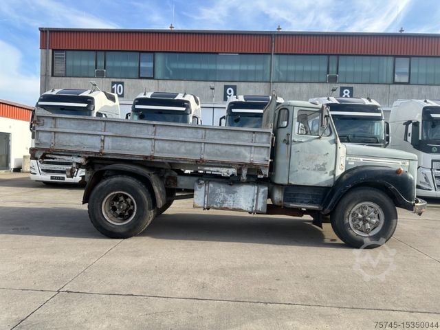 Three-sided tipper truck SCANIA 110 SUPER * TURBO * DEISEITENKIPPER *KIPPER *