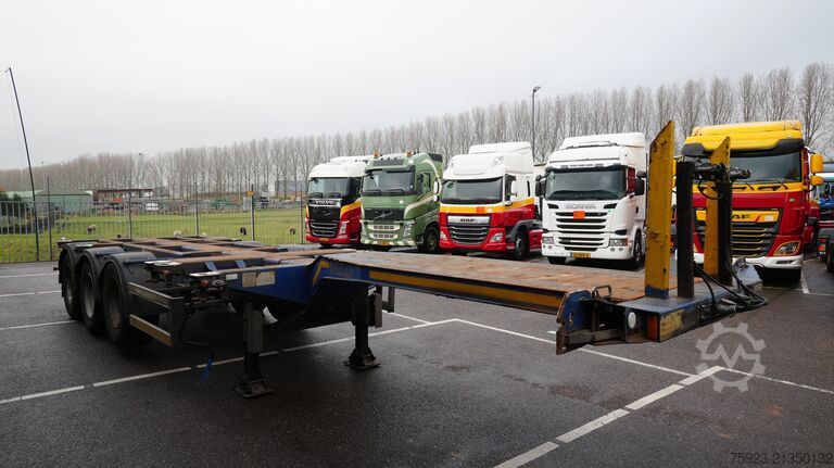 Konteyner taşımacılığı D-tec FT-43-03-V Flexitrailer multi container chassis...