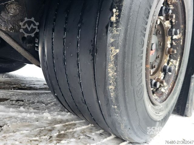 Open oplegger met zeil Schwarzmüller Schiebeplane Papier