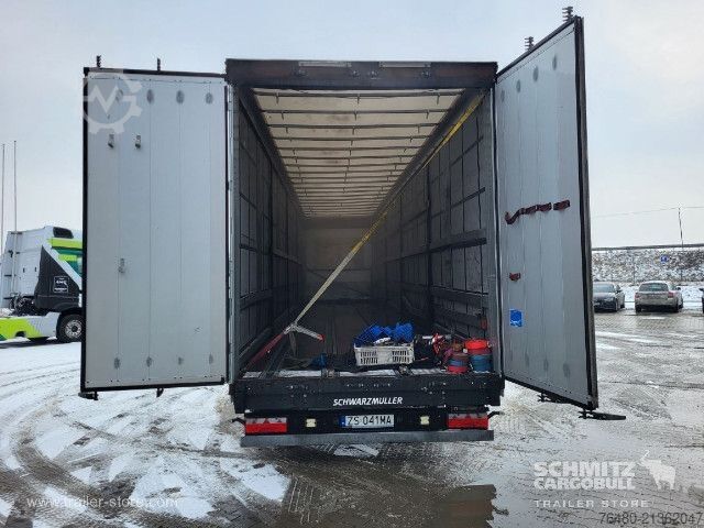 Open oplegger met zeil Schwarzmüller Schiebeplane Papier