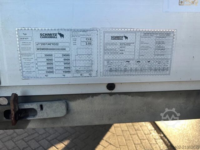 Lonas correderas Schmitz Cargobull SCB*S3T / Coil / Tautliner / Disc Brakes