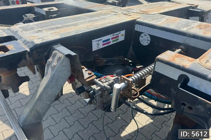 Transport av containrar Pacton TXD 339 Multi / 2x Extandable / Lift axle / NL ...