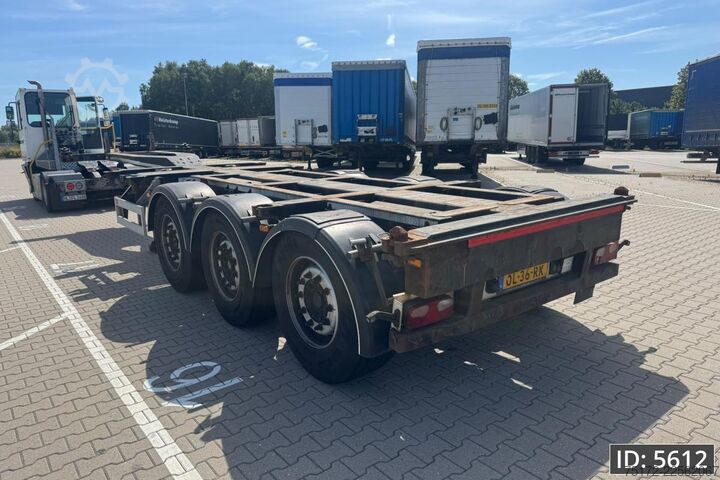 Transport av containrar Pacton TXD 339 Multi / 2x Extandable / Lift axle / NL ...