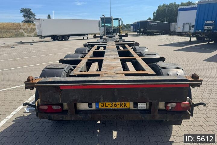 Transport av containrar Pacton TXD 339 Multi / 2x Extandable / Lift axle / NL ...