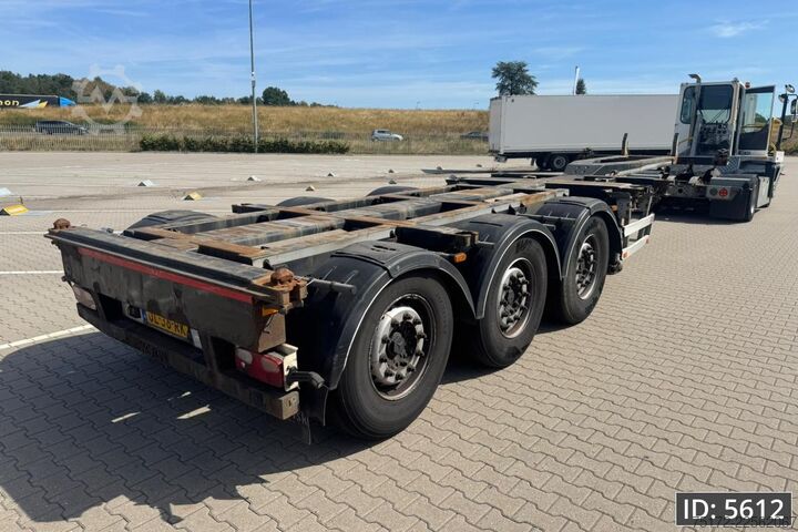 Transport av containrar Pacton TXD 339 Multi / 2x Extandable / Lift axle / NL ...