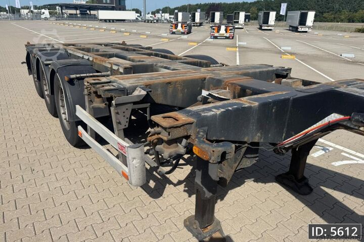 Transport av containrar Pacton TXD 339 Multi / 2x Extandable / Lift axle / NL ...