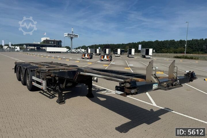 Transport av containrar Pacton TXD 339 Multi / 2x Extandable / Lift axle / NL ...