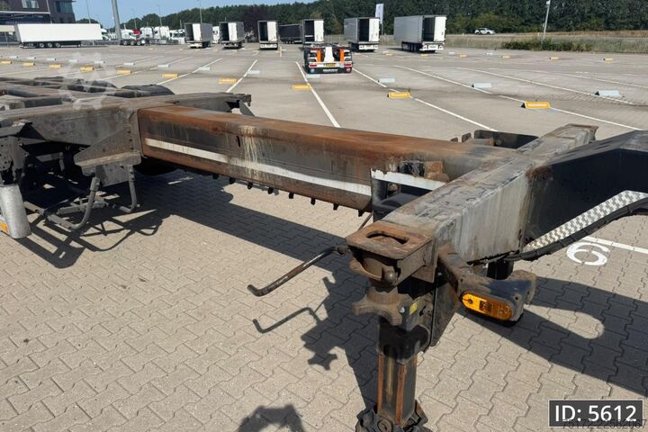 Transport av containrar Pacton TXD 339 Multi / 2x Extandable / Lift axle / NL ...