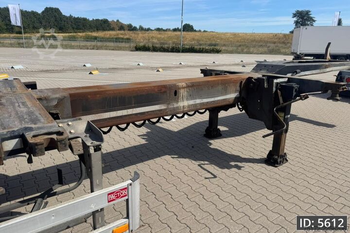 Transport av containrar Pacton TXD 339 Multi / 2x Extandable / Lift axle / NL ...