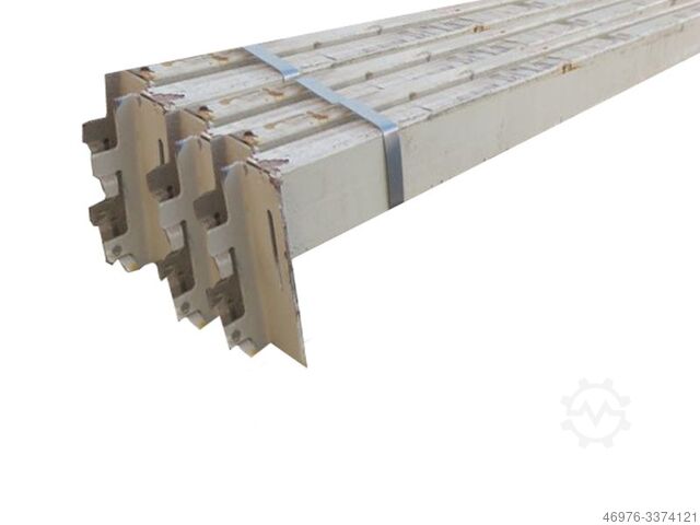 Brede klemmen rek lichtbundel spanten plank Nimar / 2.000 mm / K: 60x 40 mm Fare: grau