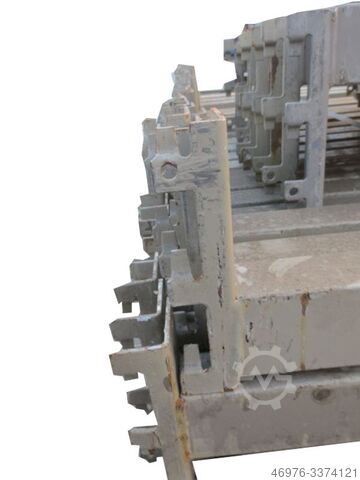 Brede klemmen rek lichtbundel spanten plank Nimar / 2.000 mm / K: 60x 40 mm Fare: grau