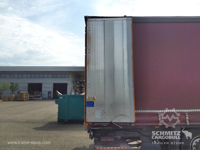 Semi-reboque aberto com lona Schmitz Cargobull Semitrailer Curtainsider Standard Hayon