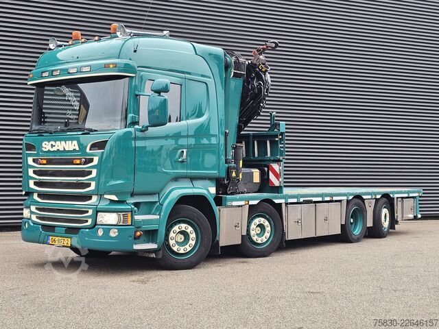 Camion-grue Scania R450 8x2 / HMF 60TM / CRANE / KRAN