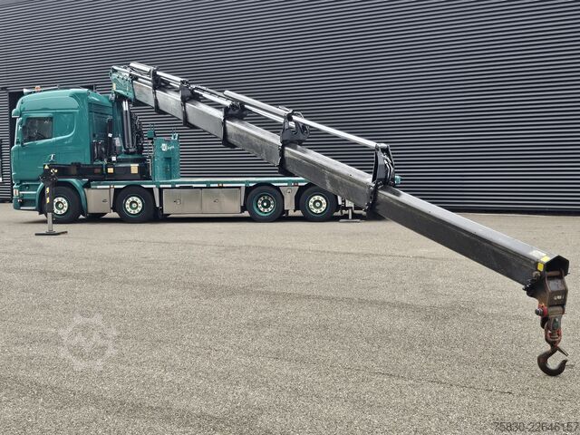 Camion-grue Scania R450 8x2 / HMF 60TM / CRANE / KRAN