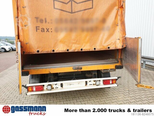 Open trailer with tarp DA3, 2-Achs Anhänger