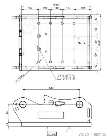 Andere  OilQuick OQ65 Adapterplatte für Westtech & mehr