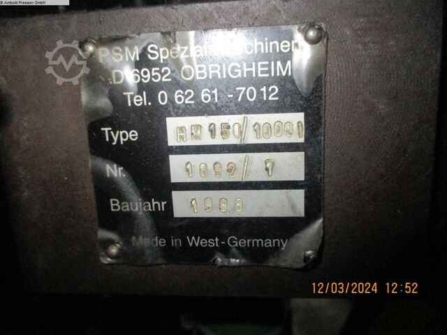 Rulle PSM HM 150-1000