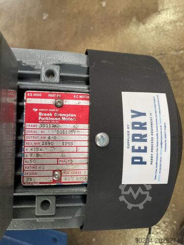 Mezclador de rejas Morton modelo FKM800 de acero inoxidable de 800 litros Morton FKM800