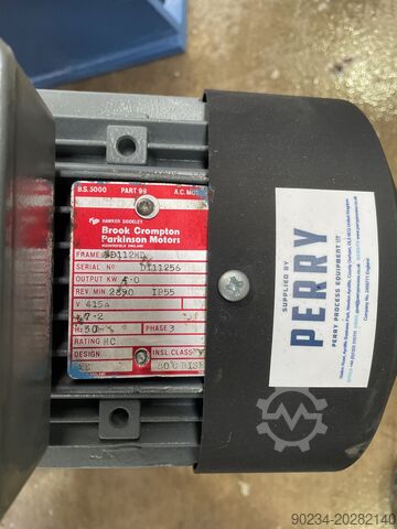 Mezclador de rejas Morton modelo FKM800 de acero inoxidable de 800 litros Morton FKM800