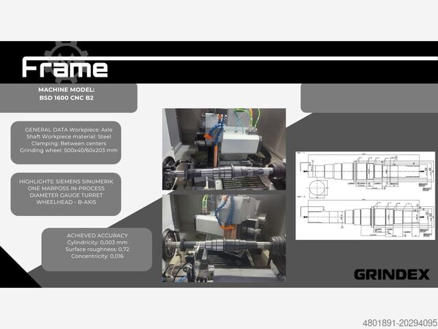 Cylindrisk slipmaskin Grindex BSE