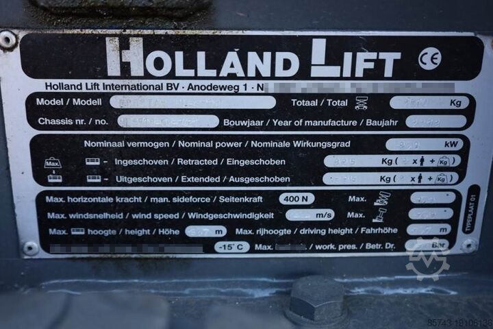 Schaarlift Holland Lift Ecostar HL-9710 Electric, 12m Working Height, 325k