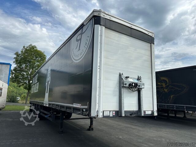 Åben sættevogn med presenning SCHWARZMÜLLER S1 Speed Curtainsider ,SAF Achsen,,Edsccha,Lift