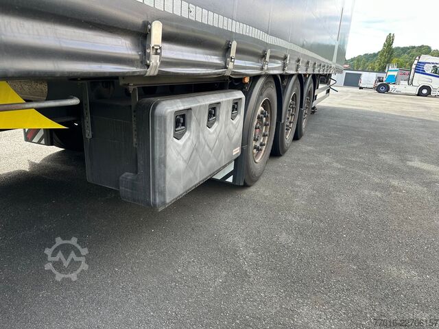 Åben sættevogn med presenning SCHWARZMÜLLER S1 Speed Curtainsider ,SAF Achsen,,Edsccha,Lift