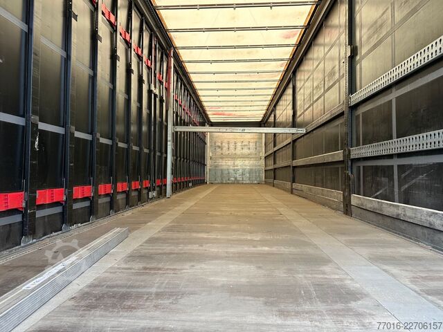 Åben sættevogn med presenning SCHWARZMÜLLER S1 Speed Curtainsider ,SAF Achsen,,Edsccha,Lift