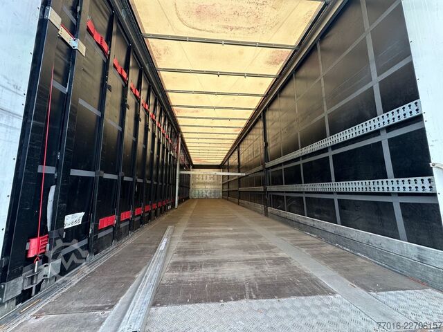 Åben sættevogn med presenning SCHWARZMÜLLER S1 Speed Curtainsider ,SAF Achsen,,Edsccha,Lift