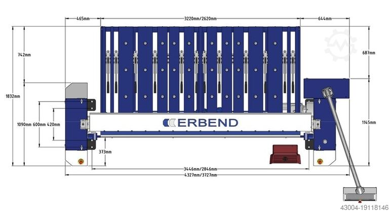 Draaibuigmachine ERBEND MFG 3210