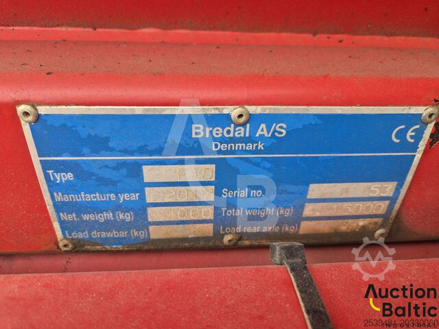 Διανομέας λιπασμάτων Bredal F10
