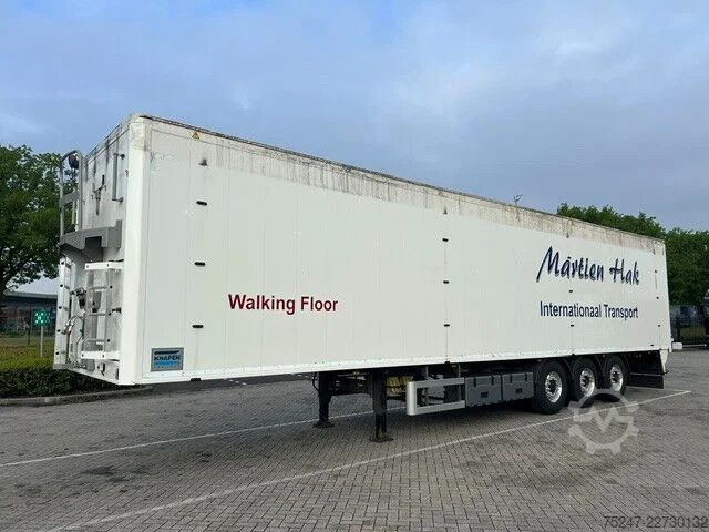 Hareketli zemin Knapen Trailers K100 K100 - 92m3 Liftachse 10mm Alcoa