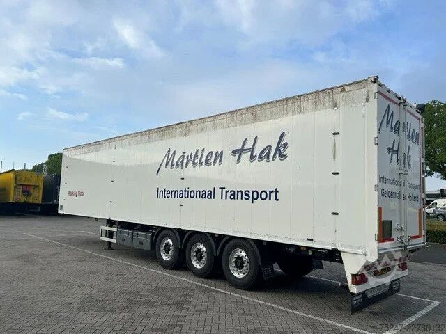 Hareketli zemin Knapen Trailers K100 K100 - 92m3 Liftachse 10mm Alcoa