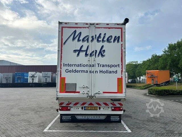 Hareketli zemin Knapen Trailers K100 K100 - 92m3 Liftachse 10mm Alcoa