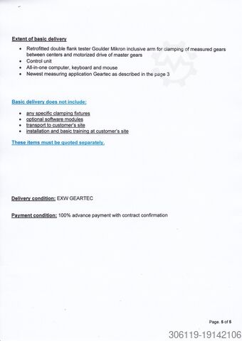 Mérőrendszer GEARTEC.CZ Retrofitted GOULDER MIKRON